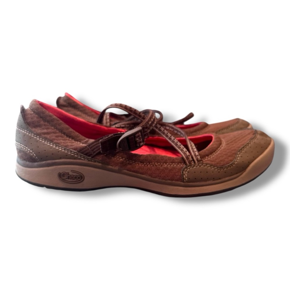 CHACO Women's Mary Jane Flats “Chocolate Chip” Color - Size 9 (Like New!!)